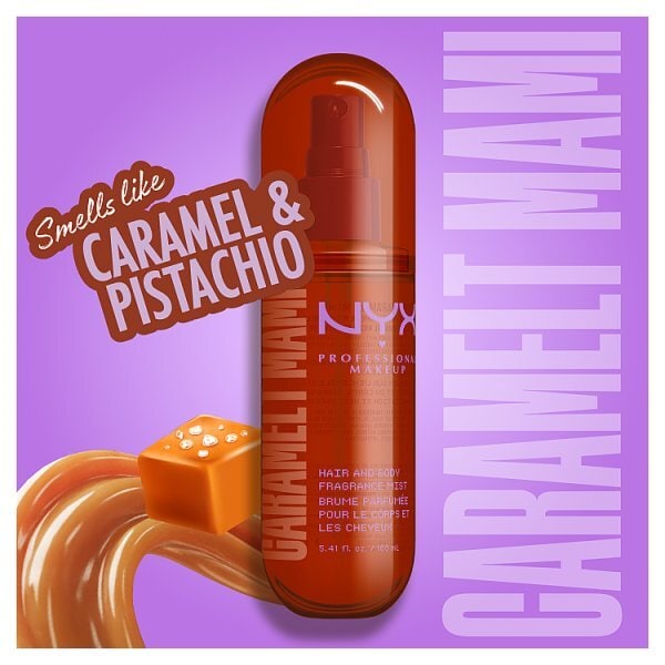 NYX Professional Makeup Fat Oil Body Fragrance Mist Caramelt Mami 80ml