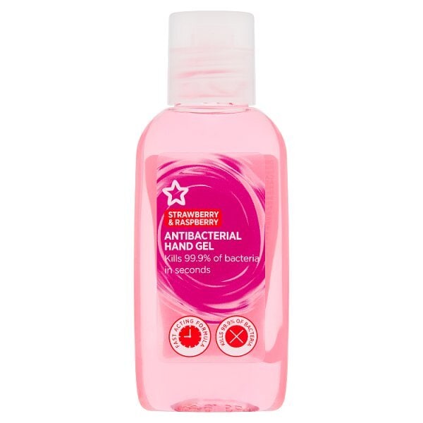 Superdrug Strawberry & Raspberry Antibacterial Hand Gel 50ml