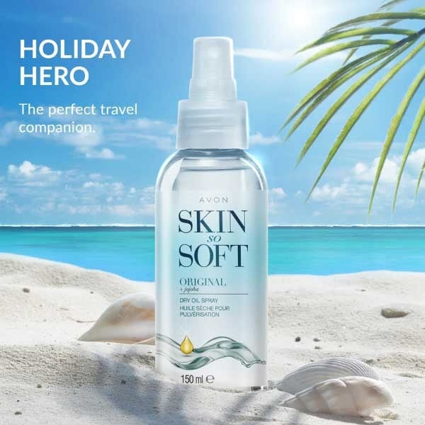 Avon Skin So Soft Original Dry Oil Spray with Jojoba Oil 150ml
