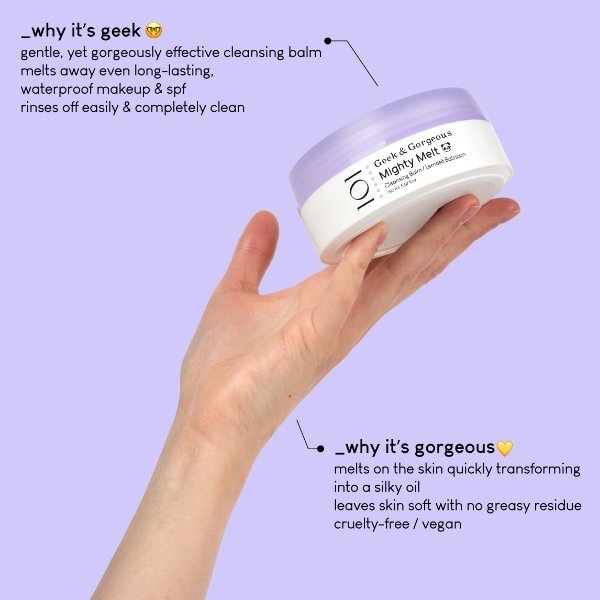 Geek & Gorgeous 101 Mighty Melt Cleansing Balm 150 Ml