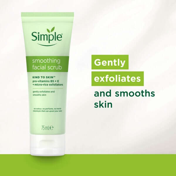 Simple Kind to Skin Smoothing Facial Scrub 75ml