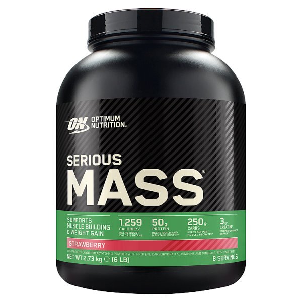 Optimum Nutrition Serious Mass Strawberry 2.73Kg