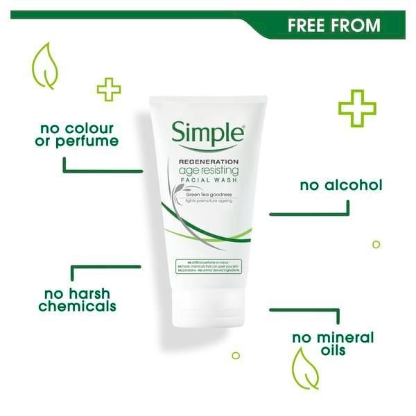 Simple Regeneration Age Resisting Facial Wash 150ml