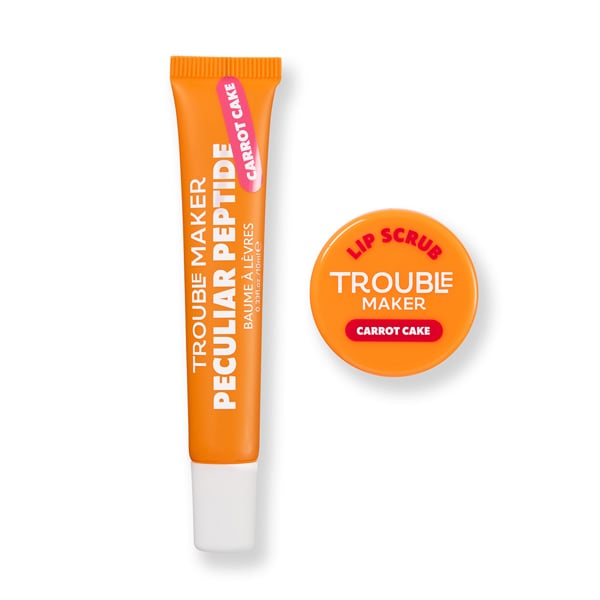 Trouble Maker Mystery Slice Cake Lip Scrub and Peptide Balm