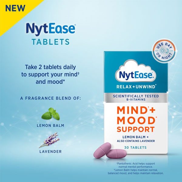 Nytease Mind + Mood Support Tablets