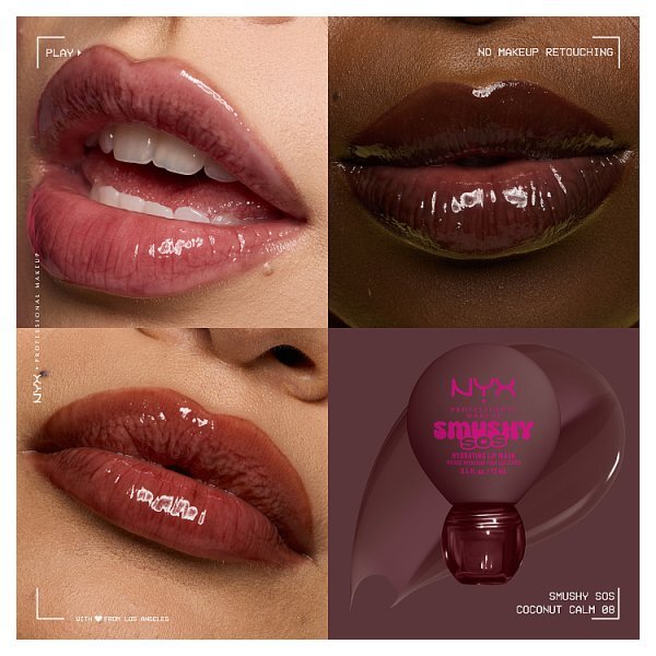NYX Professional Makeup Smushy Sos Lip Mask Coconut Calm