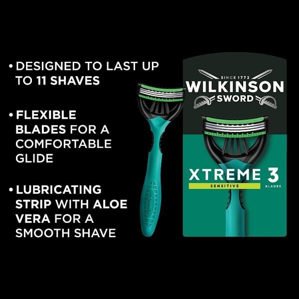 Wilkinson Sword Xtreme 3 Sensitive Disposable Razors 4pk