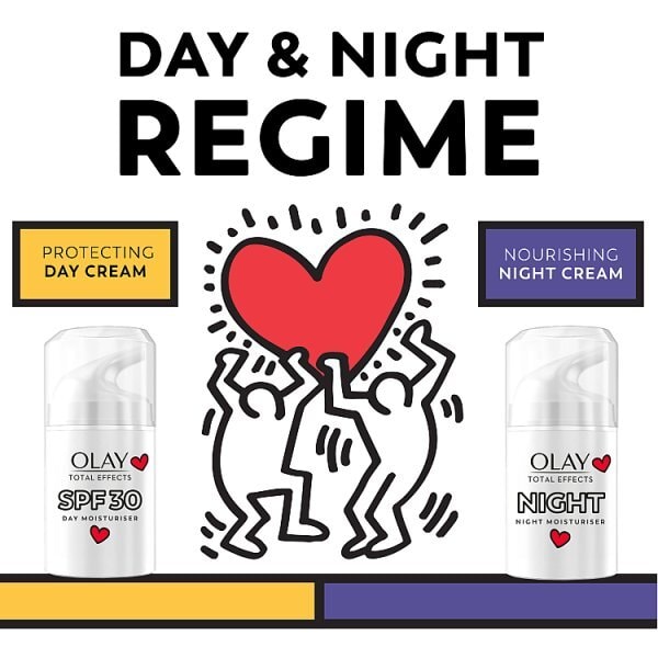 Keith Haring - Olay Total Effects Day Cream SPF30 50ml