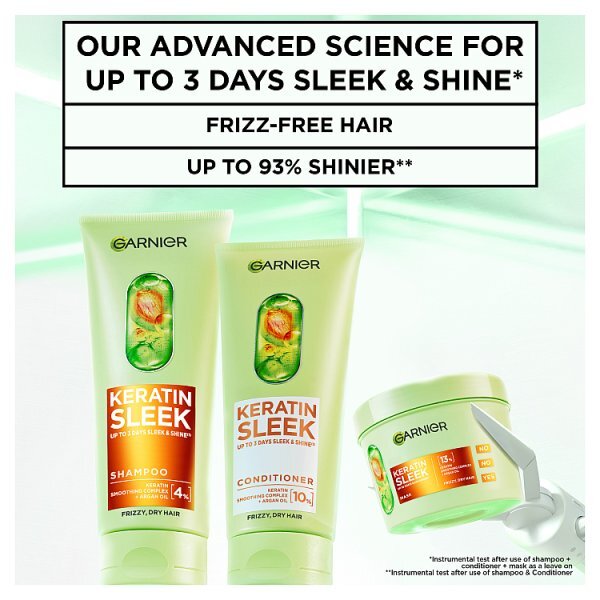 Garnier Keratin Sleek Conditioner 200Ml