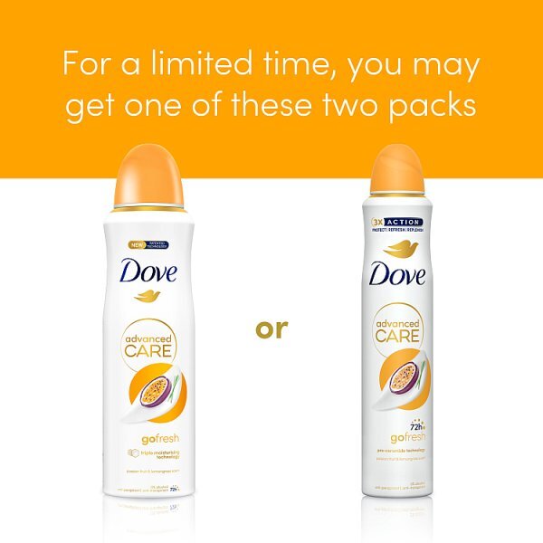 Dove Advanced Antiperspirant Deodorant Passion Fruit 200ml