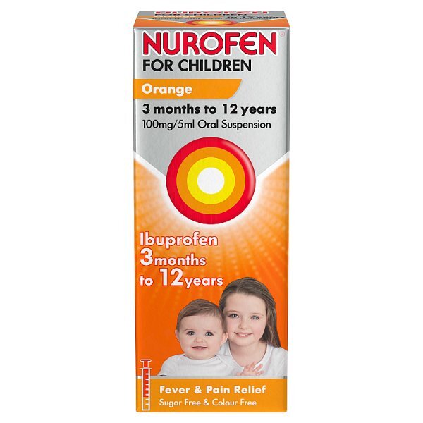 Nurofen For Children Oral Suspension 200 ml Orange