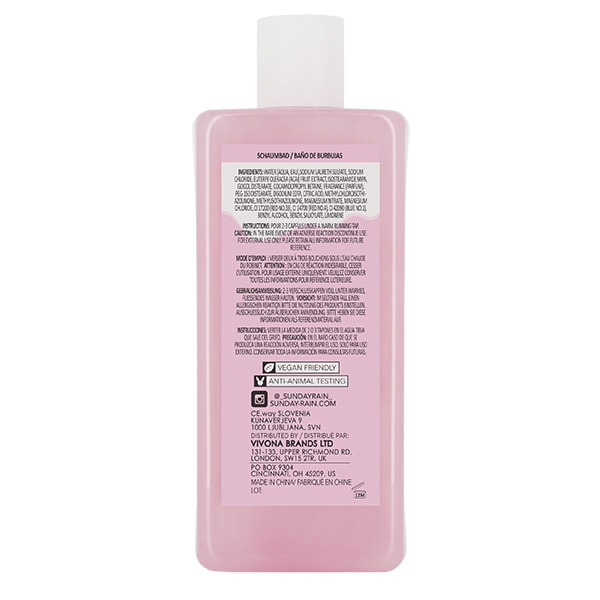 Sunday Rain Bubble Bath Acai Berry