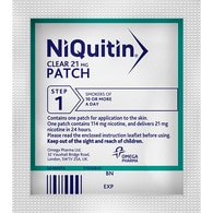 NiQuitin 21mg Step 1- 14 Nicotine Patches- Stop Smoking Aid