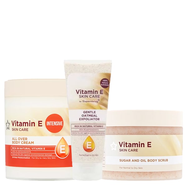 Vitamin E Exfoliate & Moisturise Bundle