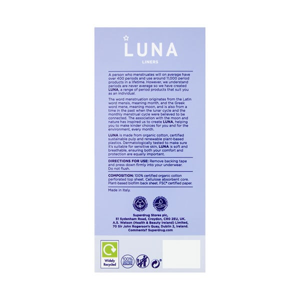 Luna Cotton Panty Liner Normal