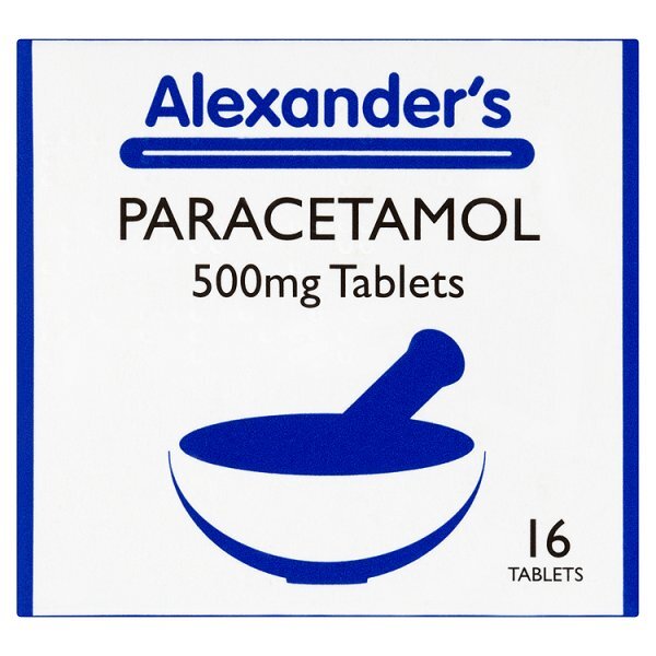 Alexander's Paracetamol 500mg Tablets X 16