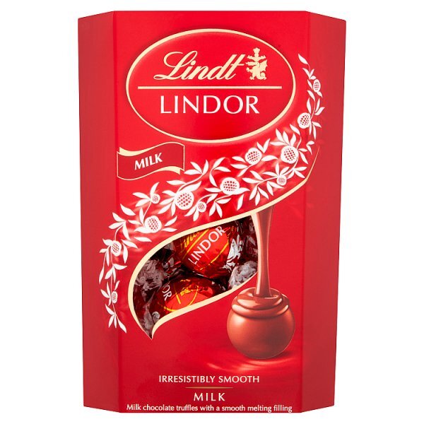 Lindt Lindor Milk Chocolate Box Selection 200g