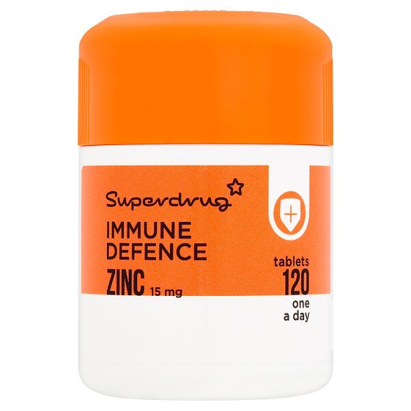 Superdrug Zinc 15mg Tablets X 120