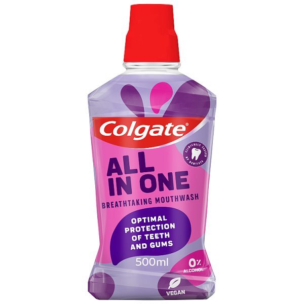 Colgate All In One Mouthwash 500ml