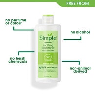 Simple Kind To Skin Soothing Facial Toner 200ml