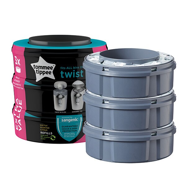 DNR Tommee Tippee Twist and Click Advanced Nappy Disposal Refill