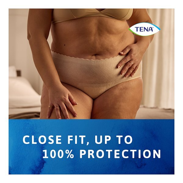 Tena Silhouette Pants Plus Medium 9Pk Cream