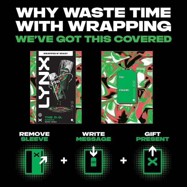 Lynx The O.G. Africa Duo Gift Set 2 piece