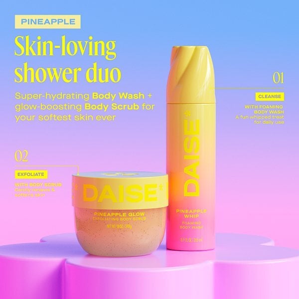 Daise Foaming Body Wash Pineapple 265 Ml