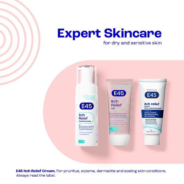 E45 Itch Relief Cool Mousse for Irritated & Dry Skin