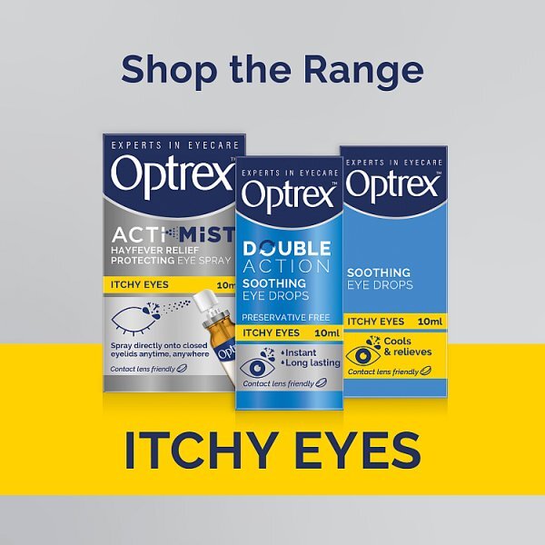 Optrex ActiMist Double Action Spray Itchy Watery Eyes 10ml
