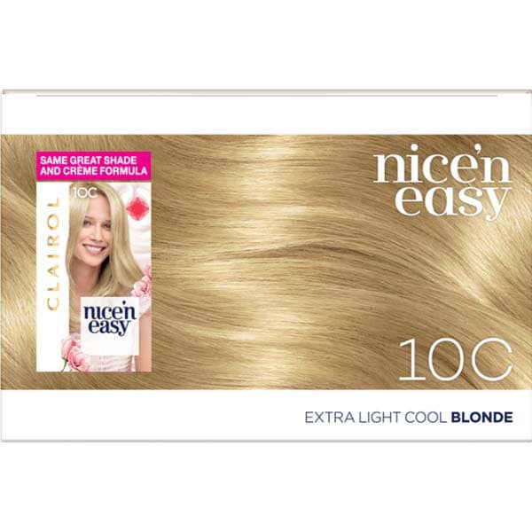 Clairol Nice'n Easy Hair Dye 10C Extra Light Cool Blonde