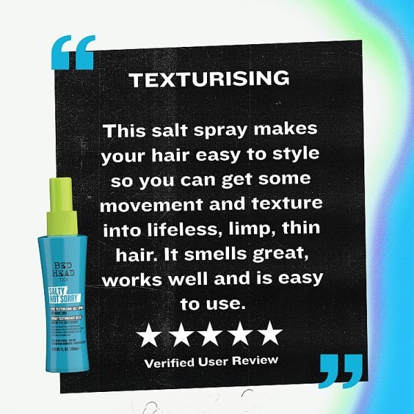 TIGI Salty Not Sorry Texturising Sea Salt Spray 100ml