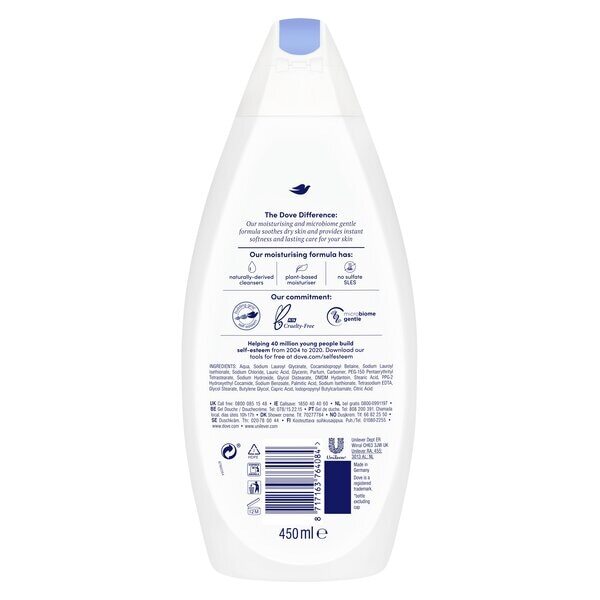 Dove soothing care Body Wash Shower Gel 450ml