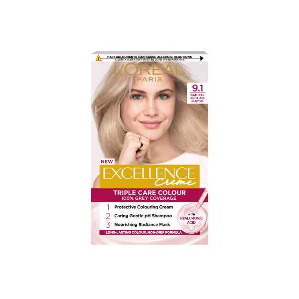 Excellence Creme 9.1 Light Ash Blonde Hair Dye