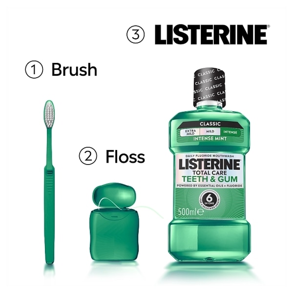 Listerine Teeth And Gum Mouthwash 500ml
