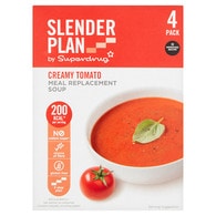 Superdrug Slenderplan Tomato Soup Meal Replacement 4x55g