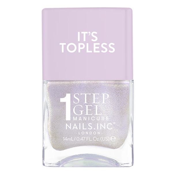 Nails.INC Its Topless Halle Lilac Shimmer Polish 14ml