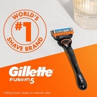 Gillette Fusion Value Pack, Razor + 10 Razor Blades