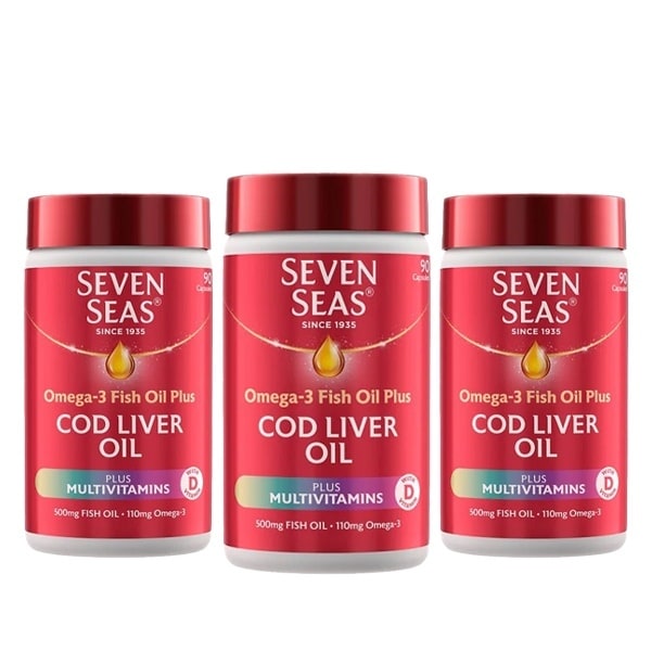 Seven Seas Cod Liver Oil Plus Multivitamins Bundle