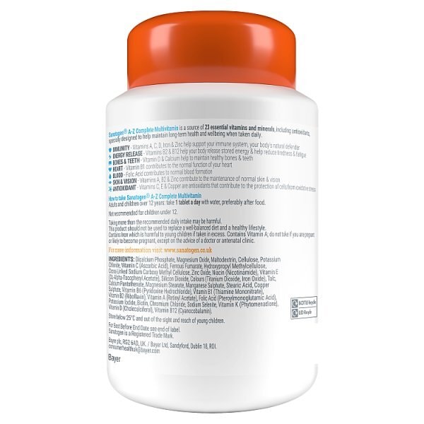 Sanatogen A-Z Multivitamin X180