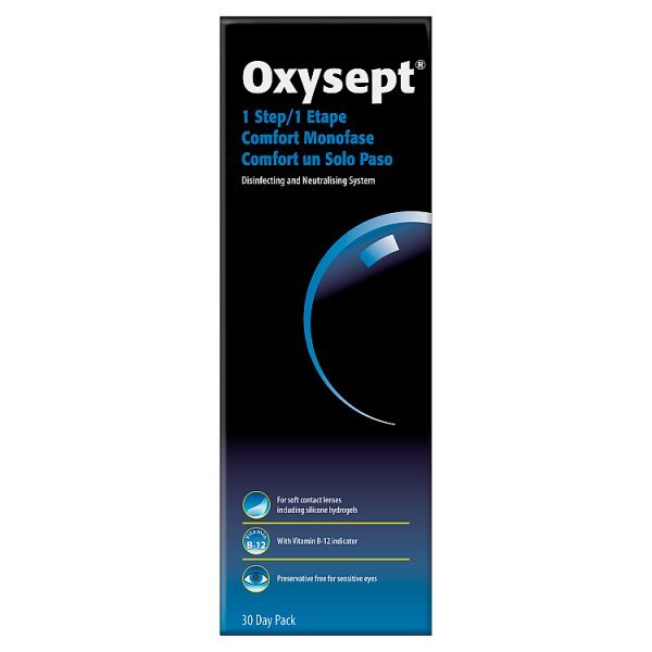 Oxysept 1 Step Contact Lenses Disinfecting Solution 30 Days