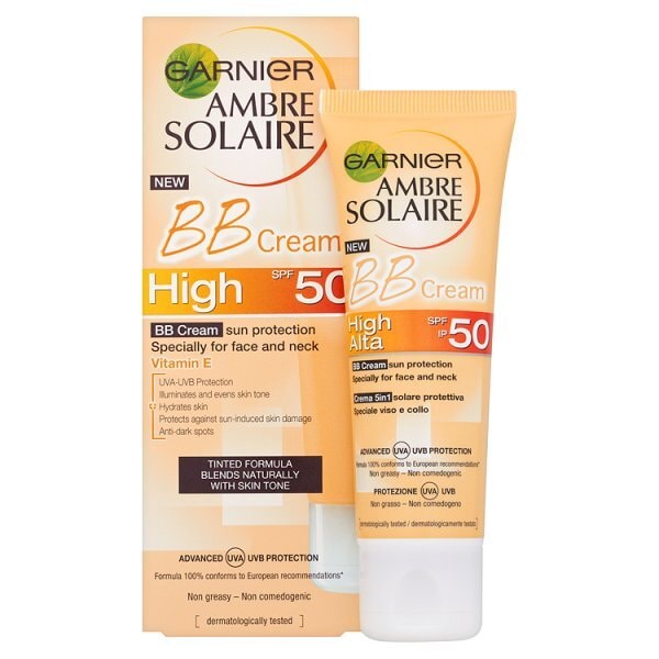 Ambre Solaire BB Cream Sun Face Protection SPF 50 50ml