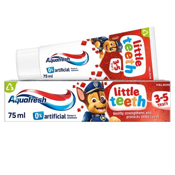 Aquafresh Kids Toothpaste, Little Teeth 3-5 Years 75ml