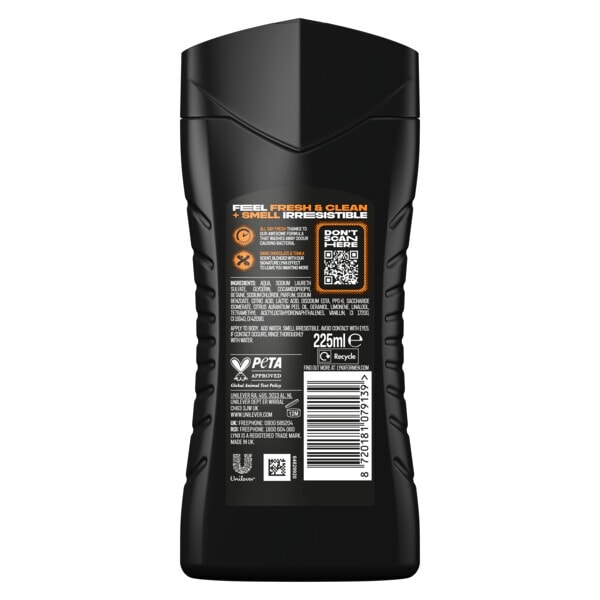 Lynx Bodywash Shower Gel Dark Temptation 225ml