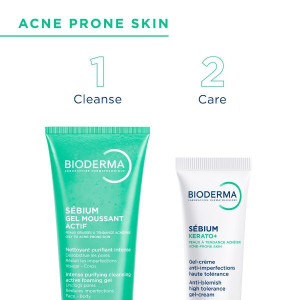 Bioderma Sebium Kerato+ Gel Cream For Acne Prone Skin 30Ml