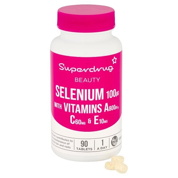 Superdrug Selenium with Vitamins A, C & E Tablets 90