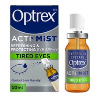 Optrex ActiMist Double Action Spray Tired Strained Eyes 10ml