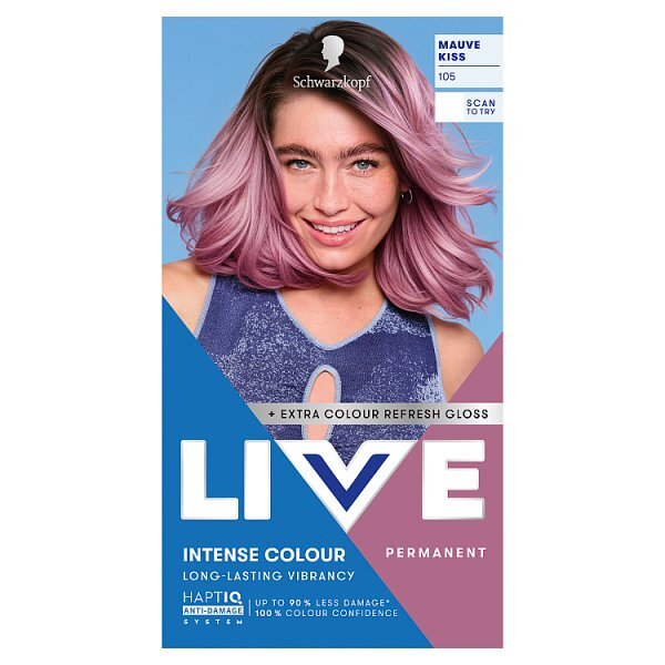 Schwarzkopf LIVE 105 Mauve Kiss Permanent Hair Dye