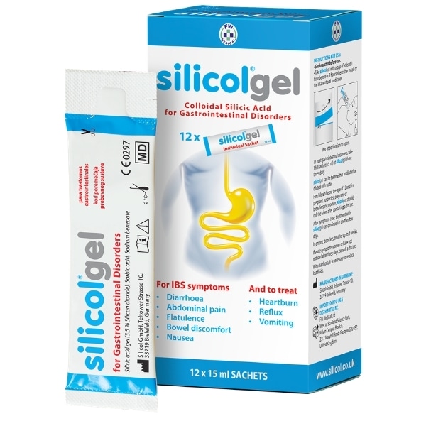 Silicolgel Sachets For Gastrointestinal Disorders 12 x 15ml