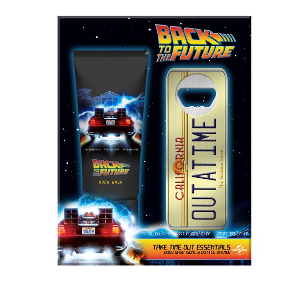 Back To The Future Bottle Opener & Shower Gel Set